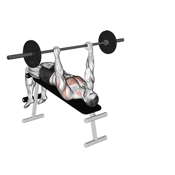 Barbell Decline Wide Grip Pullover