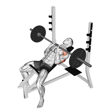 Barbell Incline Close Grip Bench Press