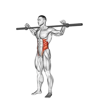 Barbell Side Bent II