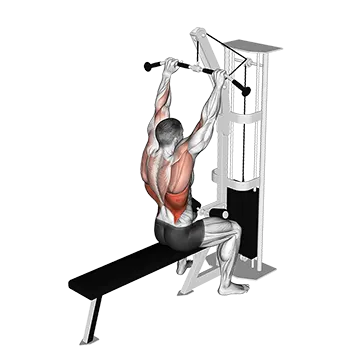 Cable Bar Lateral Pulldown
