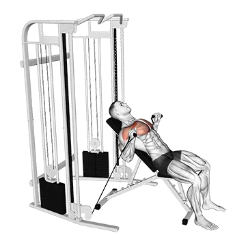 Cable Incline Bench Press