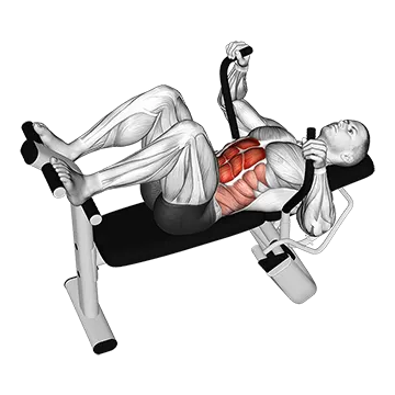 Lever Lying Crunch
