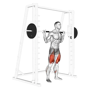 Smith Low Bar Squat